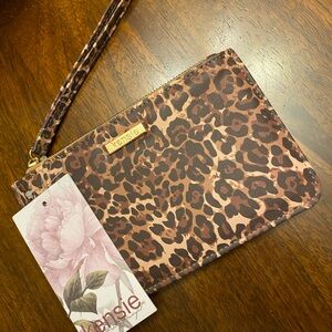 Kensie Leopard Print Wristlet NEW